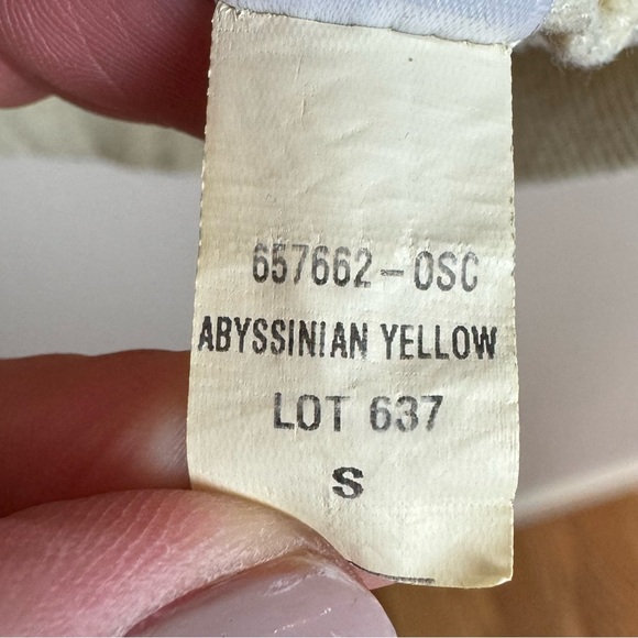 Athleta Crew Neck Sweatshirt Size Small Yellow Ombre Dip Dye Pullover Sundown - Picture 7 of 9